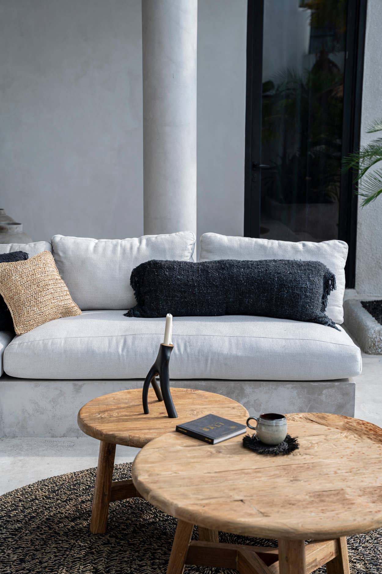 Bougeoir en branches