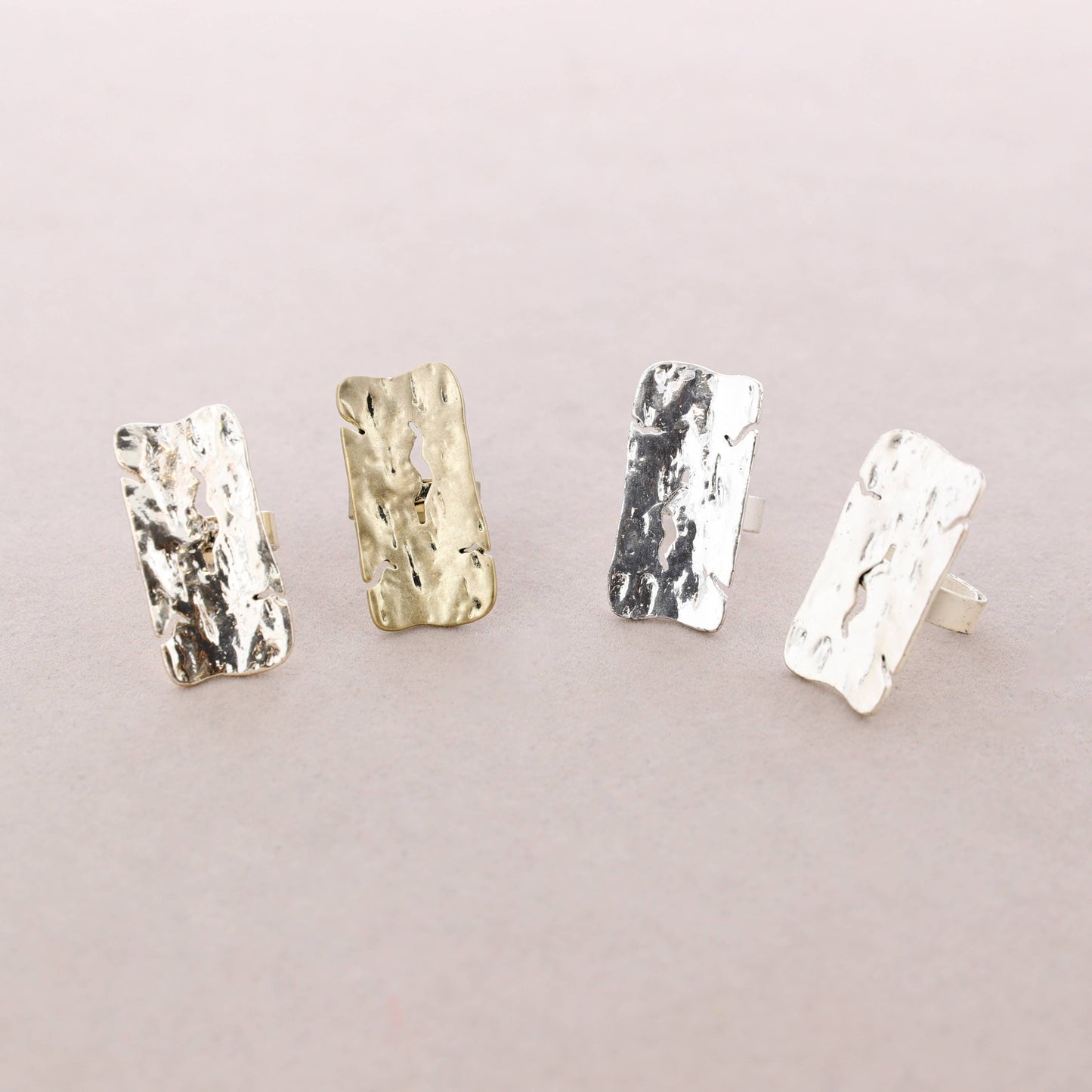 Bague multi-doigts en métal, Inspiration Méditerranée