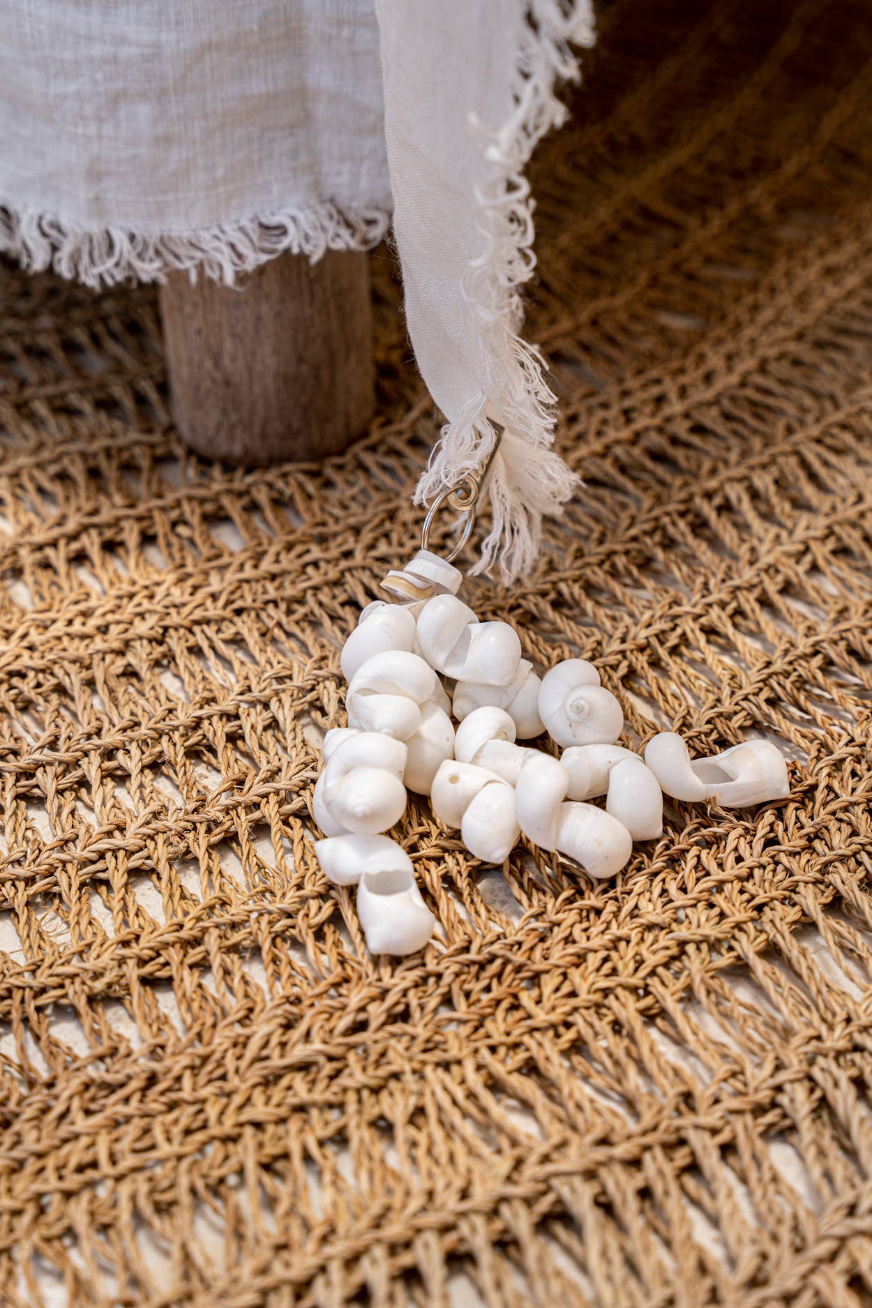 Poids de nappes en coquillages
