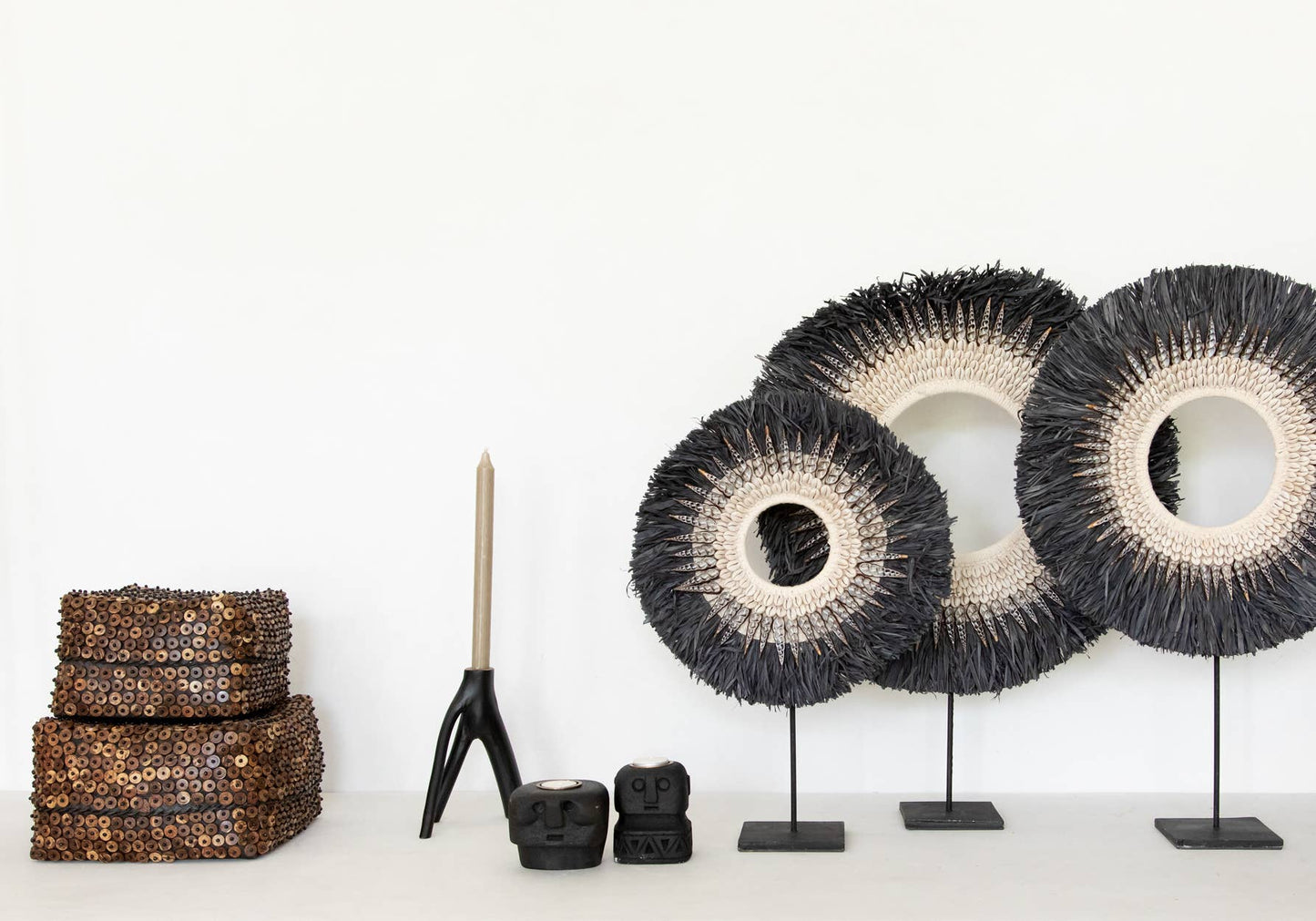 Bougeoir en branches