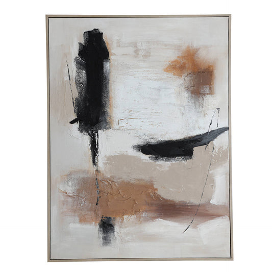 Toile tons bruns Levi