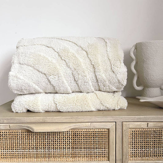 Plaid Josselin Blanc