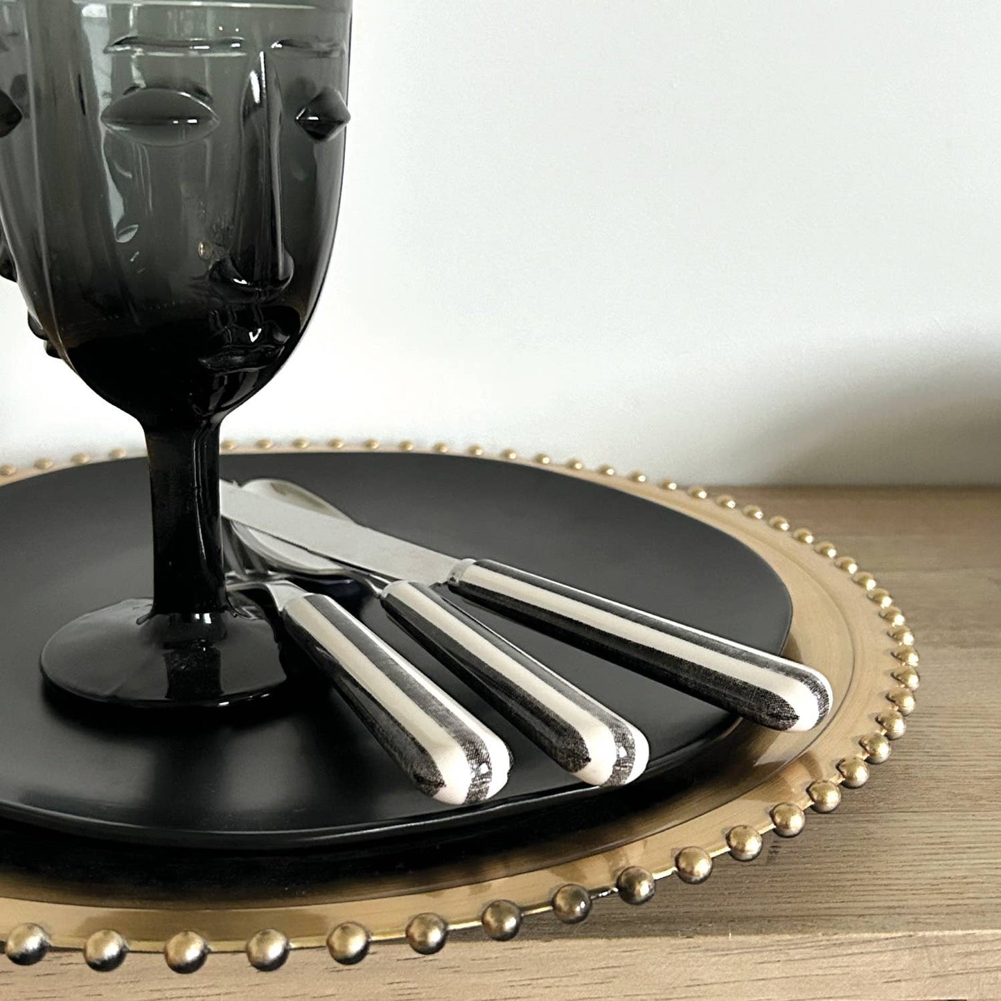 Set de table perlé doré