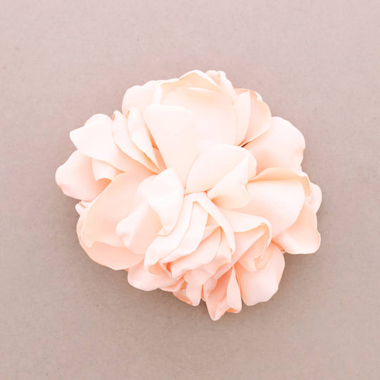 Broche Fleur en Tissu 20 cm avec Fermeture et Barrett