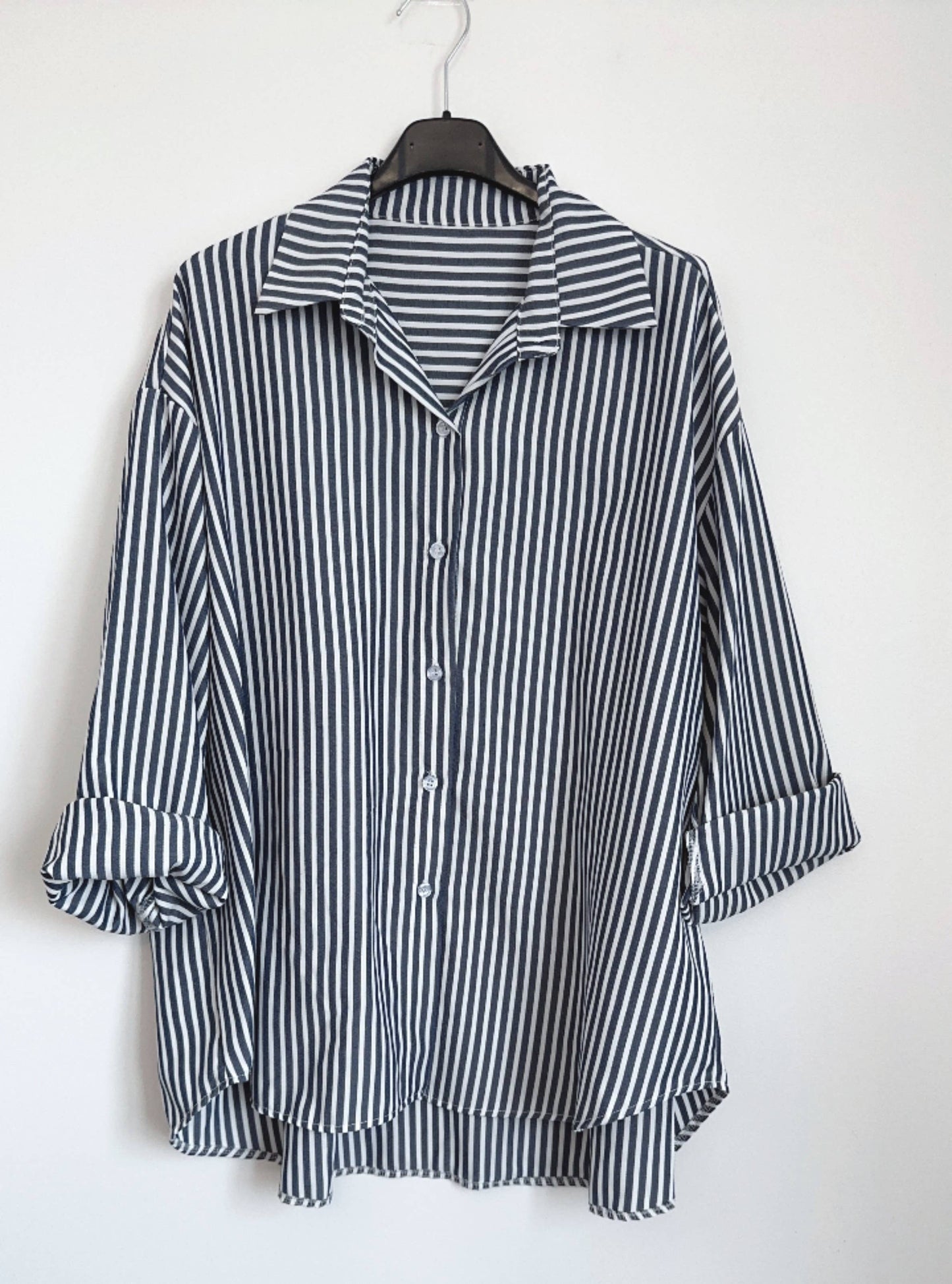 Chemise rayée ample, taille unique