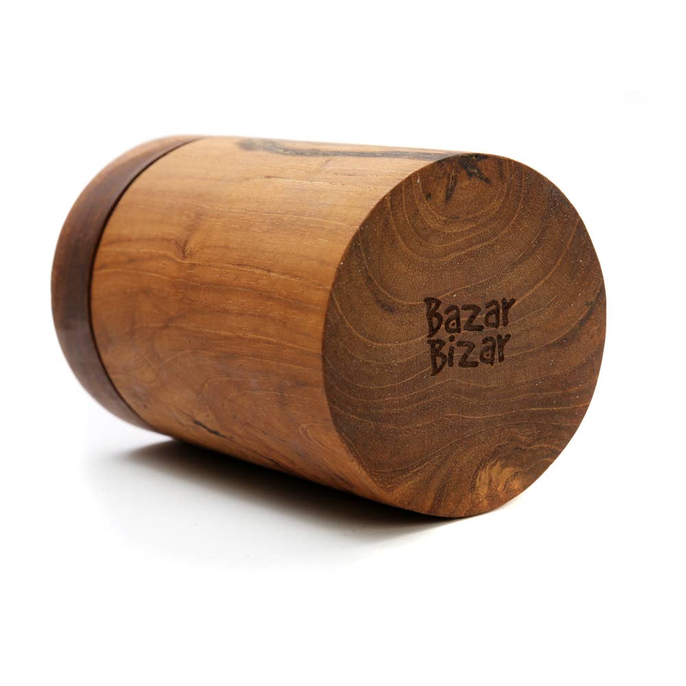 Boîte en racine de teck