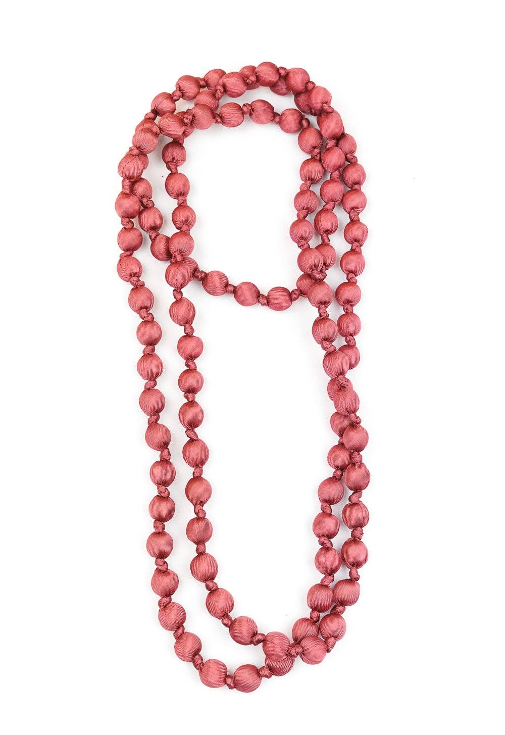 Collier en soie — Rose Ancien