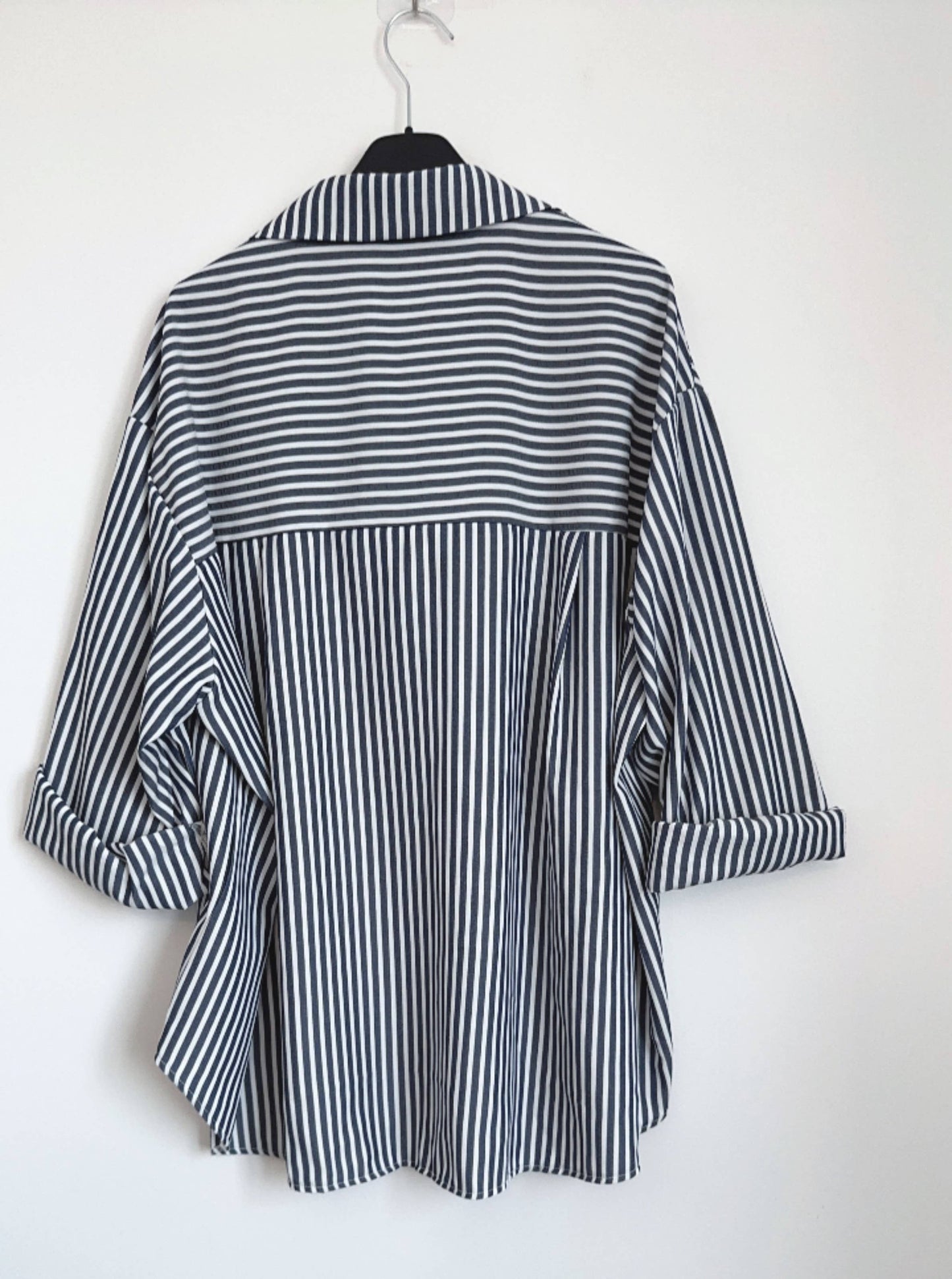 Chemise rayée ample, taille unique
