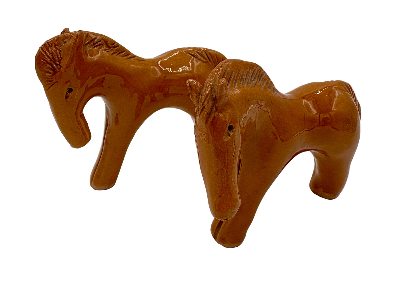 Figurine en céramique représentant un cheval, réalisée à la main à Aspiran