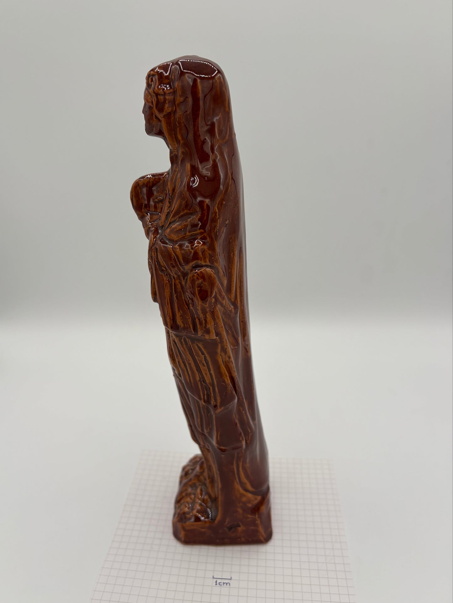 Vierge en céramique moulée et émaillée à Aspiran