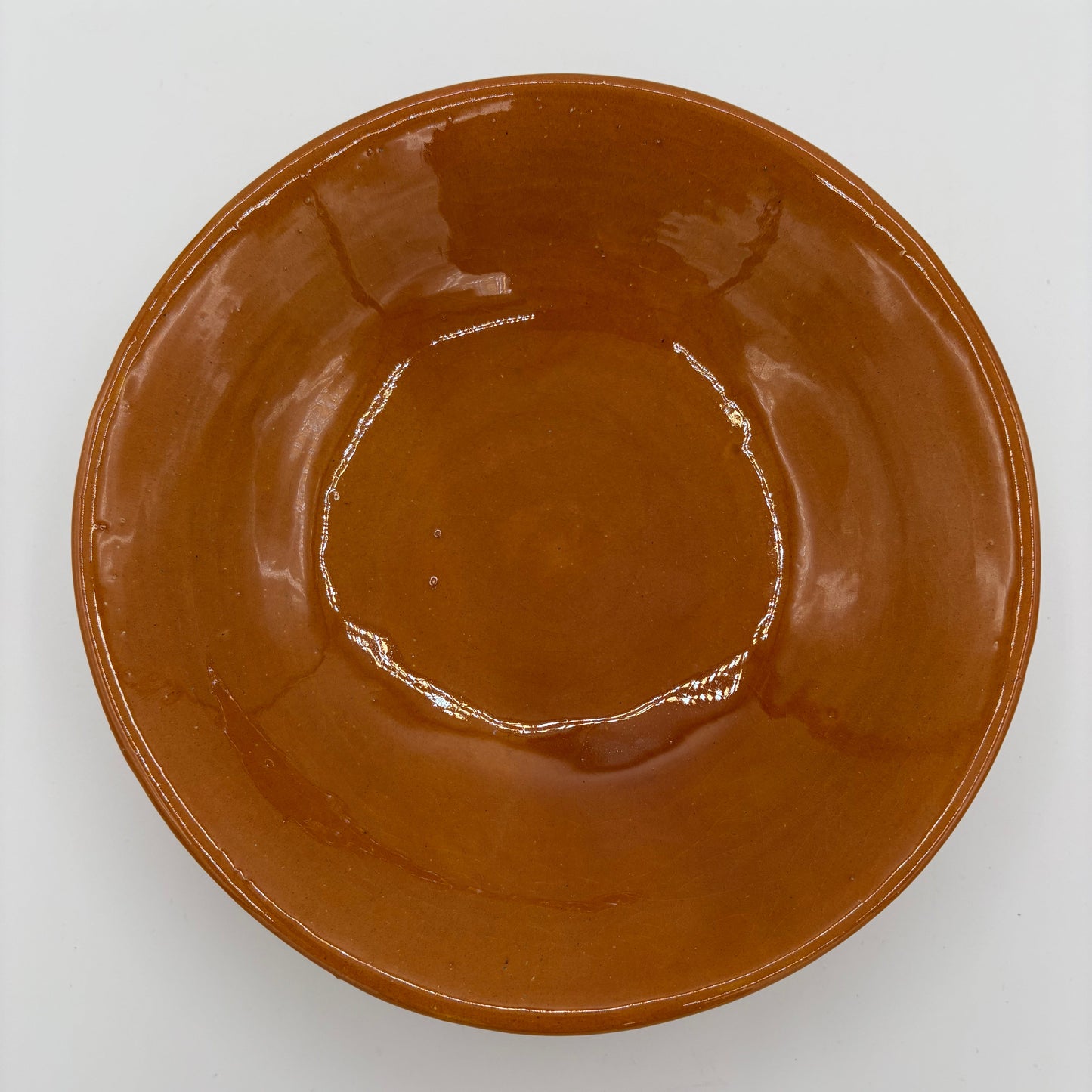 Assiette en céramique émaillée à Aspiran