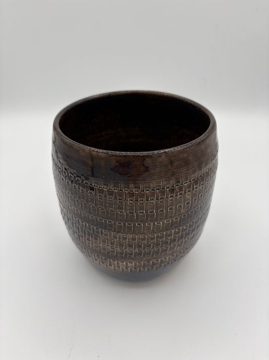 Cache-pot Soulages fumé