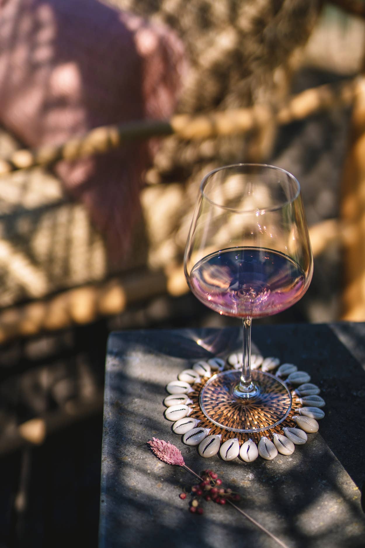 Dessous de verres en coquillages