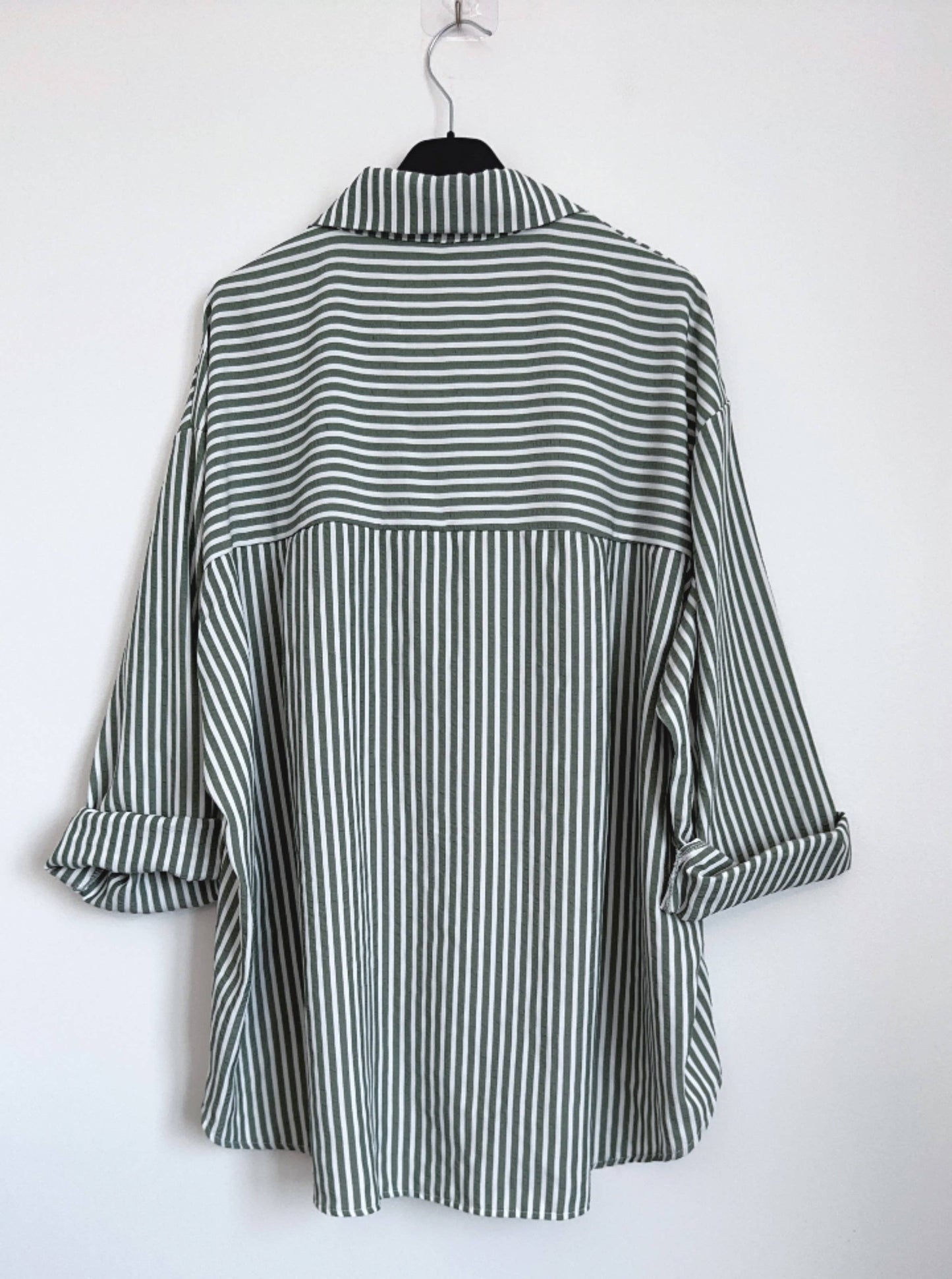 Chemise rayée ample, taille unique
