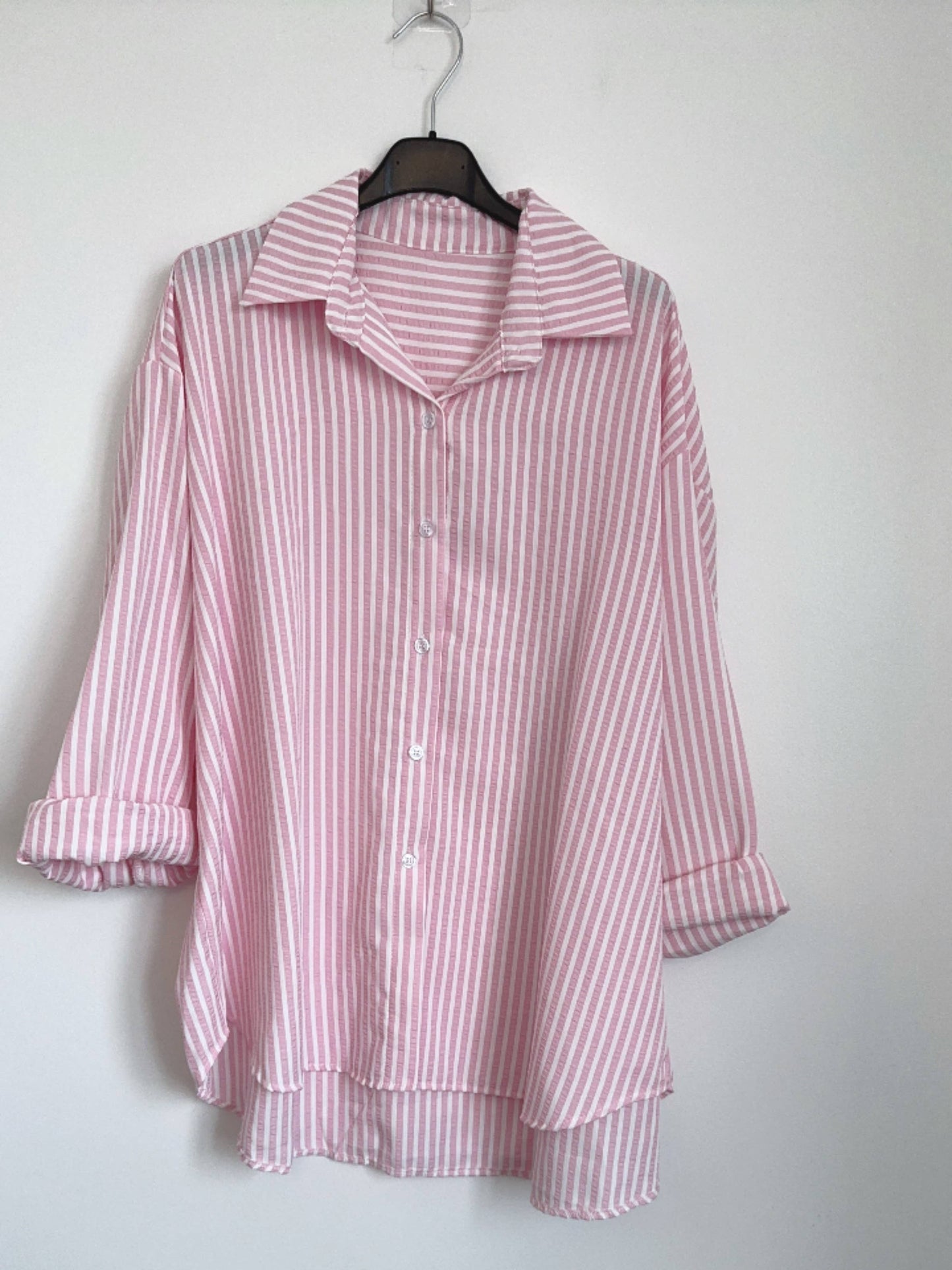 Chemise rayée ample, taille unique