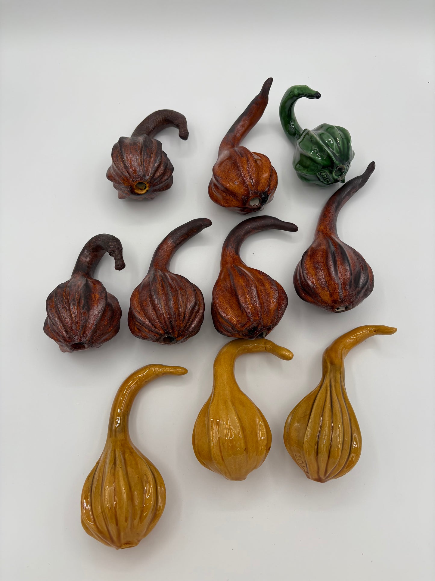 Courge décorative en céramique, réalisées artisanalement à Aspiran
