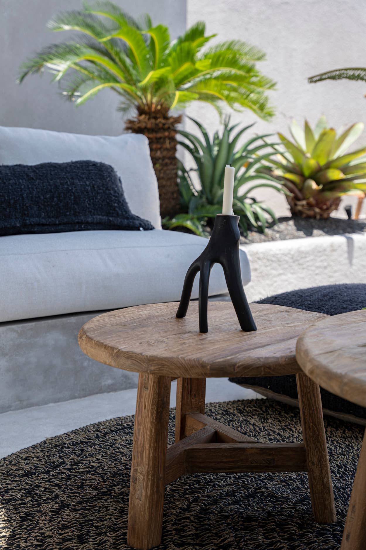 Bougeoir en branches