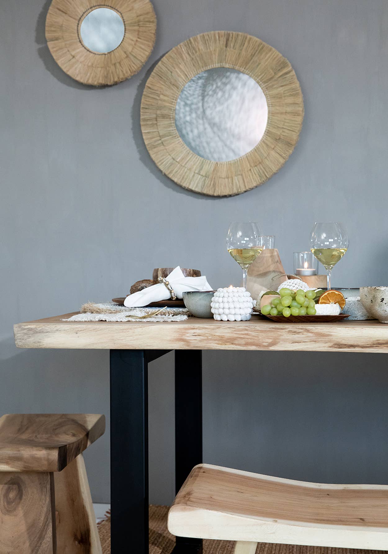 Ronds de serviette en coquillage