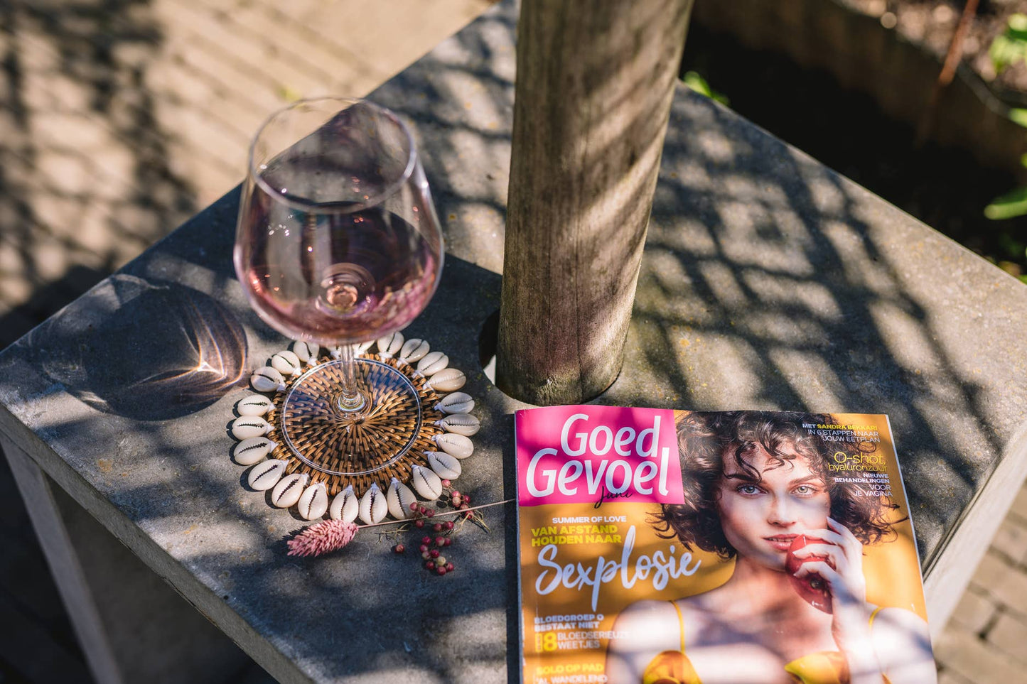 Dessous de verres en coquillages