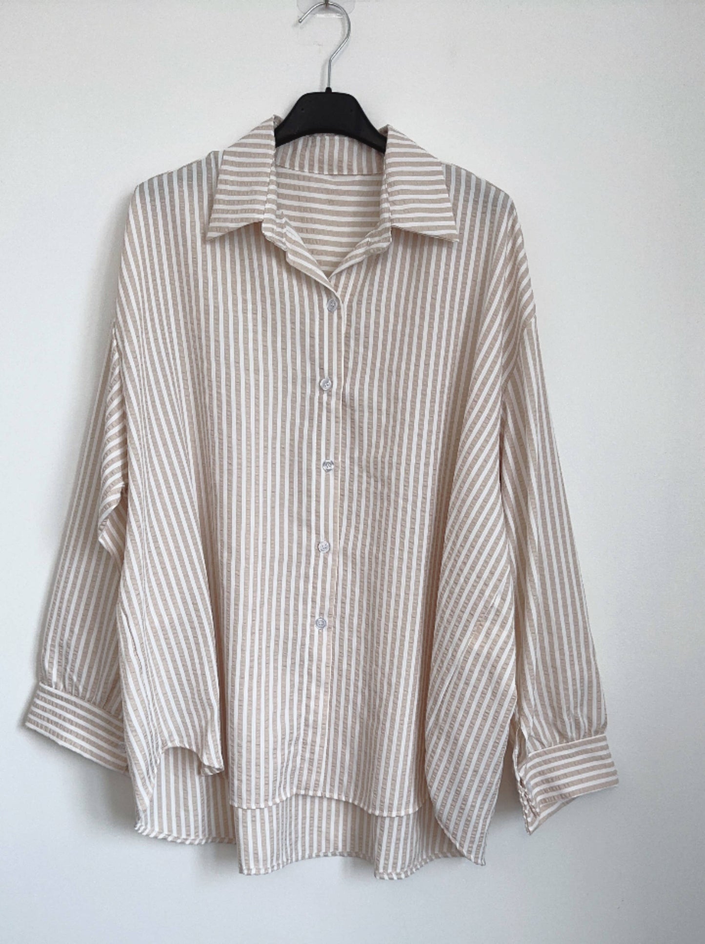 Chemise rayée ample, taille unique