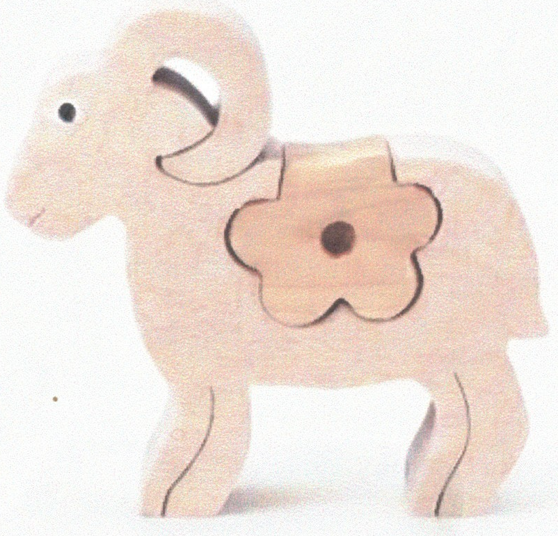 Petit bélier en bois - Mon Ami Le Bois