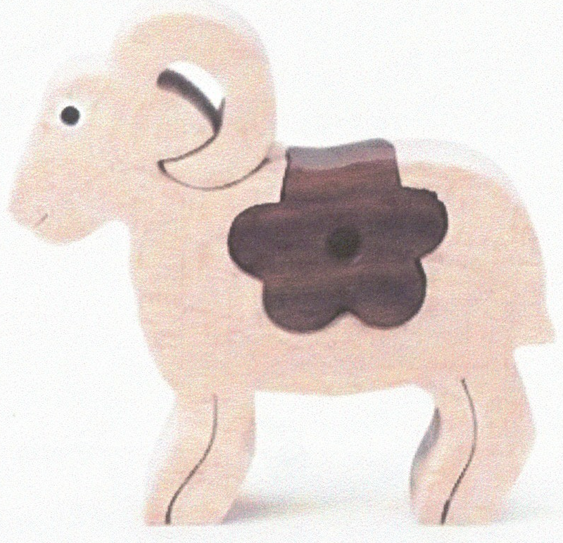 Petit bélier en bois - Mon Ami Le Bois